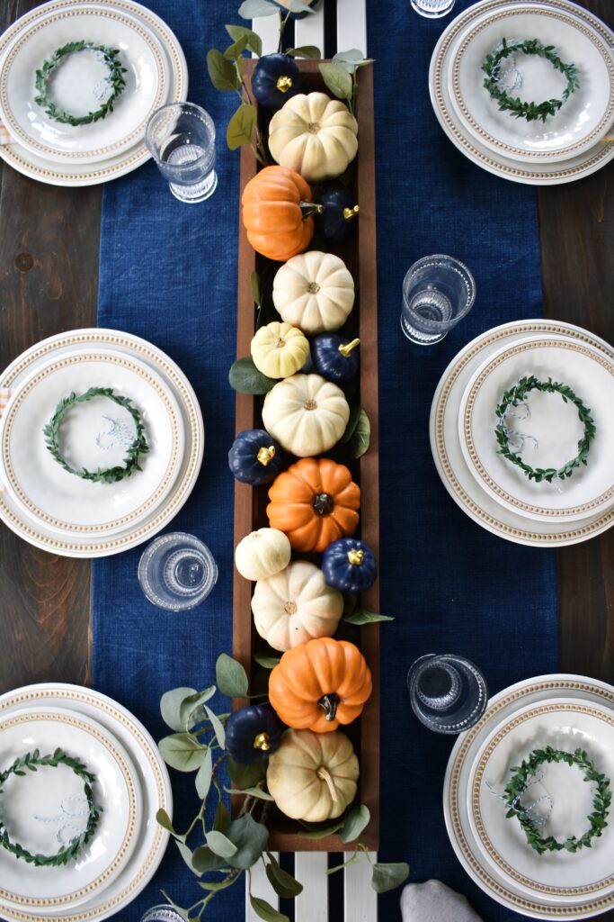 A Warm and Colorful Thanksgiving Table - Hilltown House