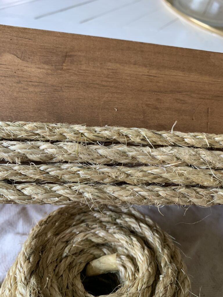 DIY Rope Covered Flower Box – Hilltown House