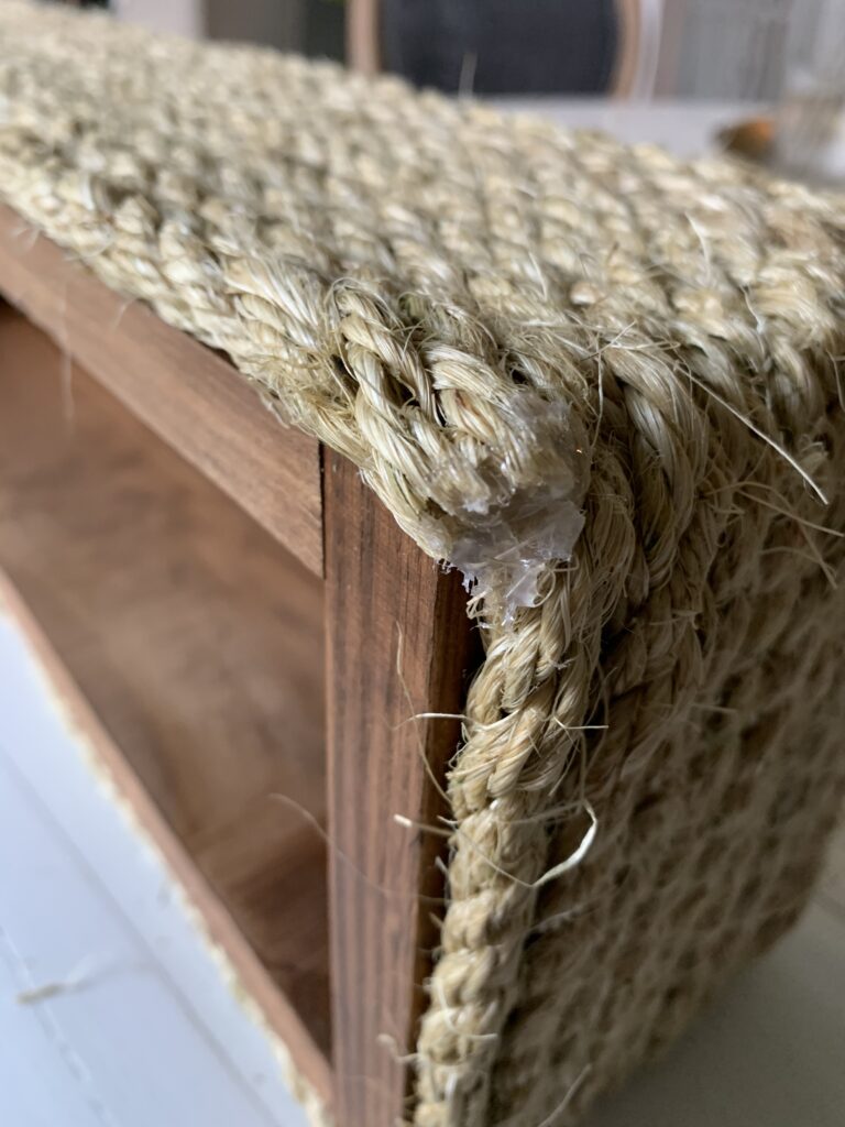 DIY Rope Covered Flower Box – Hilltown House